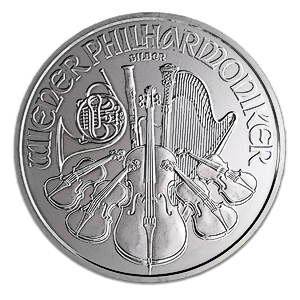 2019 1 oz Austrian Silver Philharmonic Bullion Coin