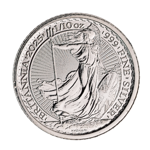 2025 1/10 oz United Kingdom Silver Britannia Bullion Coin