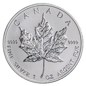 2012 1 oz Canadian Silver Maple Leaf Bullion Coin