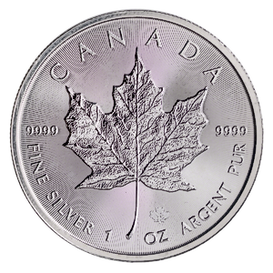 2017 1 oz Canadian Silver Maple Leaf Bullion Coin
