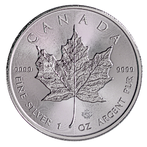 2018 1 oz Canadian Silver Maple Leaf Bullion Coin
