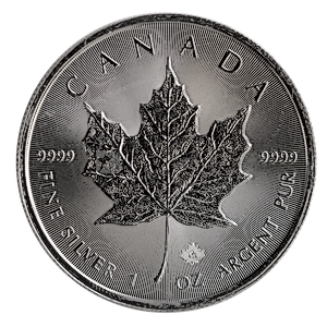 2021 1 oz Canadian Silver Maple Leaf Bullion Coin
