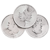 1 oz Canadian Silver Maple Leaf Bullion Coin (Various Years) thumbnail