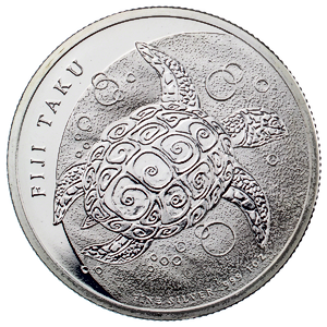 2011 1 oz Fiji Silver Taku Bullion Coin