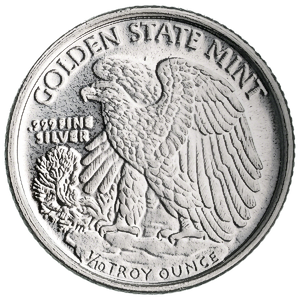 1/10 oz Walking Liberty Silver Bullion Round