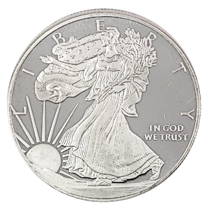 1/2 oz Walking Liberty Silver Bullion Round
