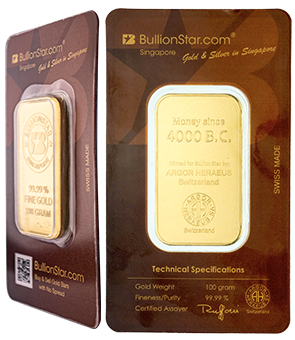 BullionStar Gold Bar