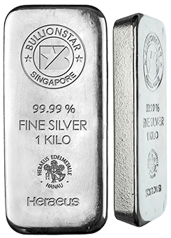 BullionStar Silver Bar